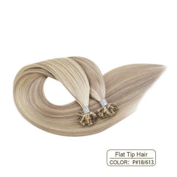 flat tip colored hair extensions real hair